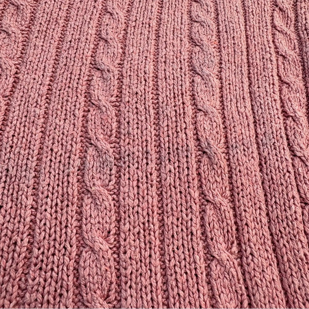 Pink Cable Knit Sweater - Picture 10 of 10